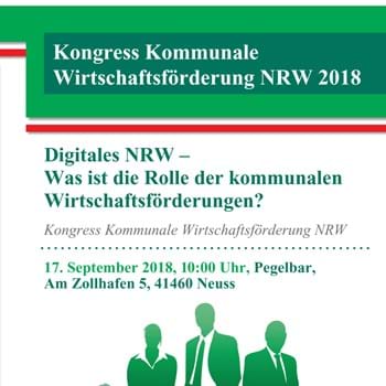 Kongress Kommunale Wirtschaftsförderung NRW 2018 in Neuss 